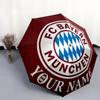 1 PC Automatic Folding Umbrella - FC Bayern Munchen Custom Name Pattern, Portable & Foldable Design with 8 Ribs, Christmas Birthday Gifts