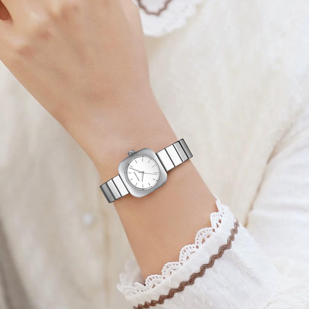 Movement Women's Brand Watch 2024 New Trend Fashion Simple Quartz Women's Watch Steel Band Watch
