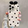 Pearl Mirror Bracelet Is Suitable for Apple 16 Mobile Phone Case 15promax Light Luxury 14 Advanced Sense 13 Girls 17 Anti-drop