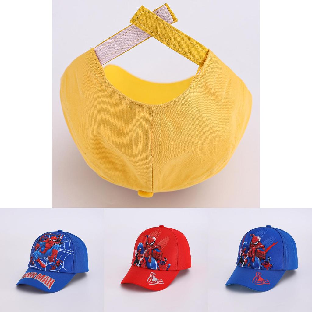 Spider Man Pattern Cartoon Kids Baseball Cap With Sunshade For Spring Outdoor Play