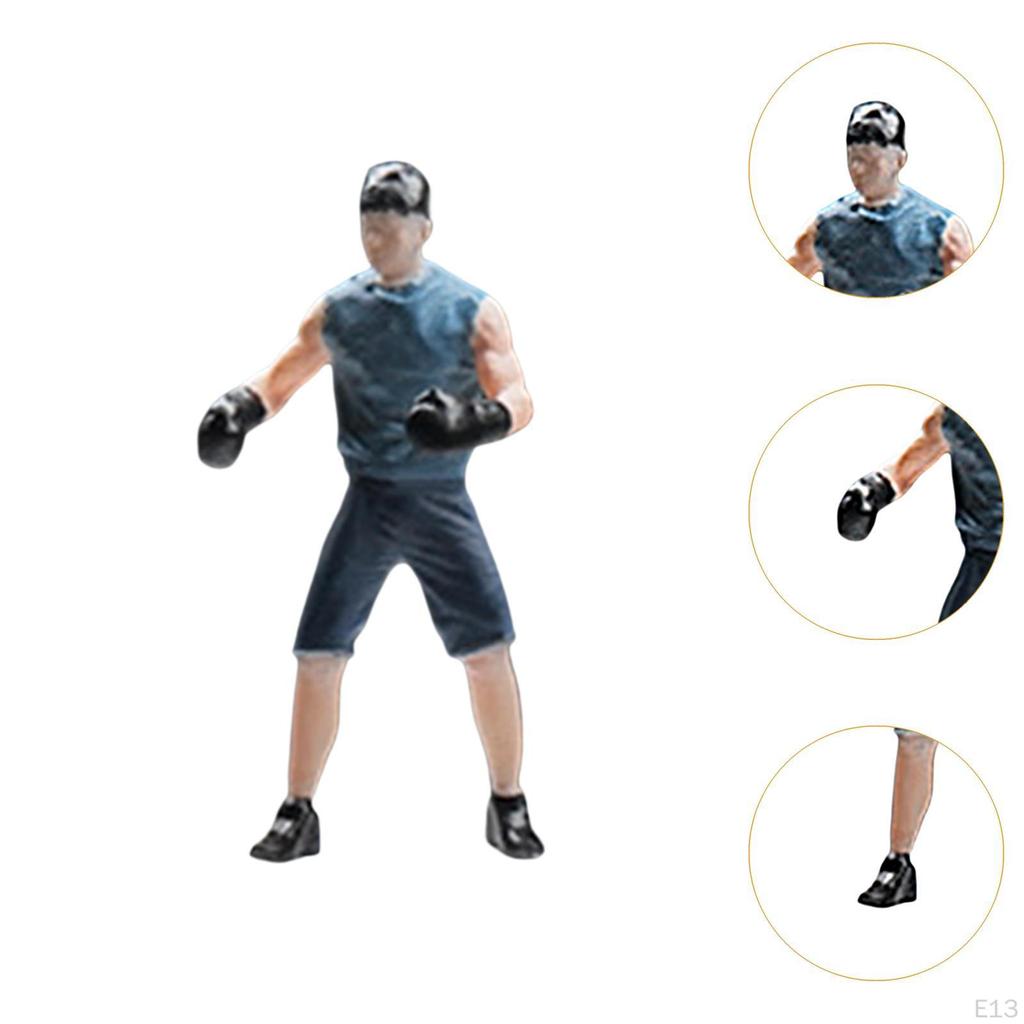 1/64 Mini Figure Model Artwork Centerpiece Home Decoration Artificial Sculpture Simulation People