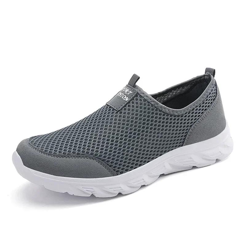 Lightweight Men Casual Shoes Breathable Slip OnCasual Sneakers Male  Anti-slip Loafers Flats Outdoor Walking Shoes for Men