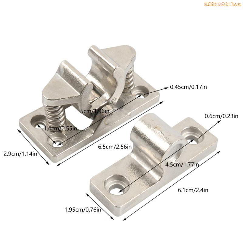 K1AE No Tool Required Quick Install Spring Door Latches for Cabinet Barn & Heavy Duty