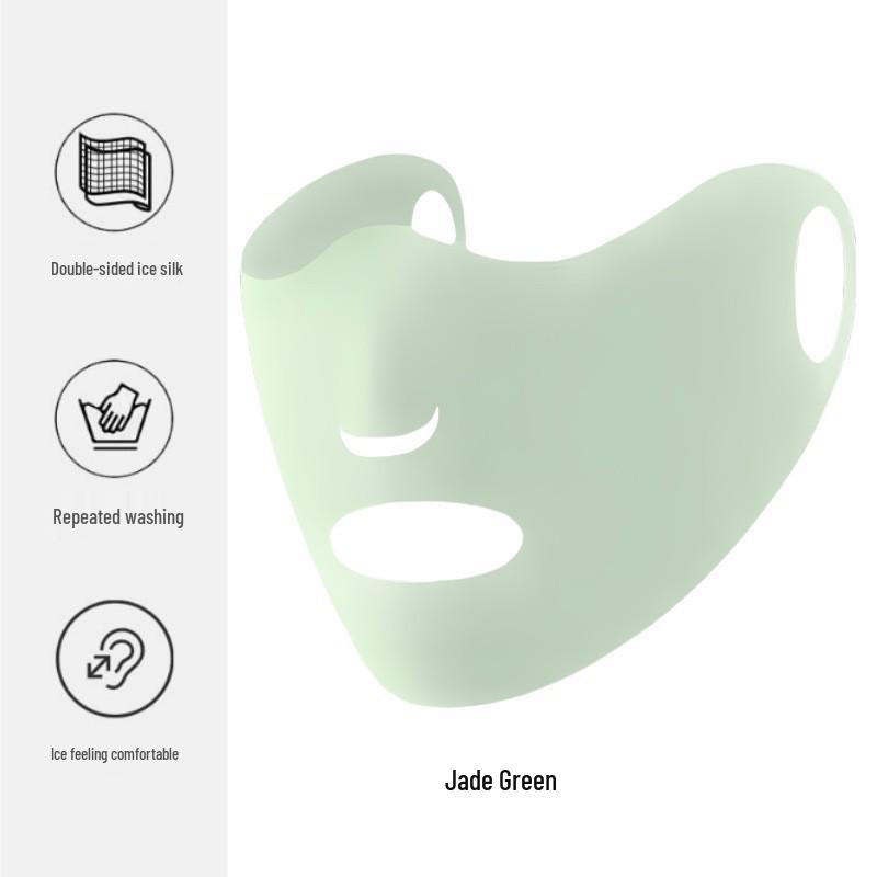 Women’s Anti-UV Breathable Ice Silk Face Mask - Sunshade and Eye Corner Protector 3D Hat