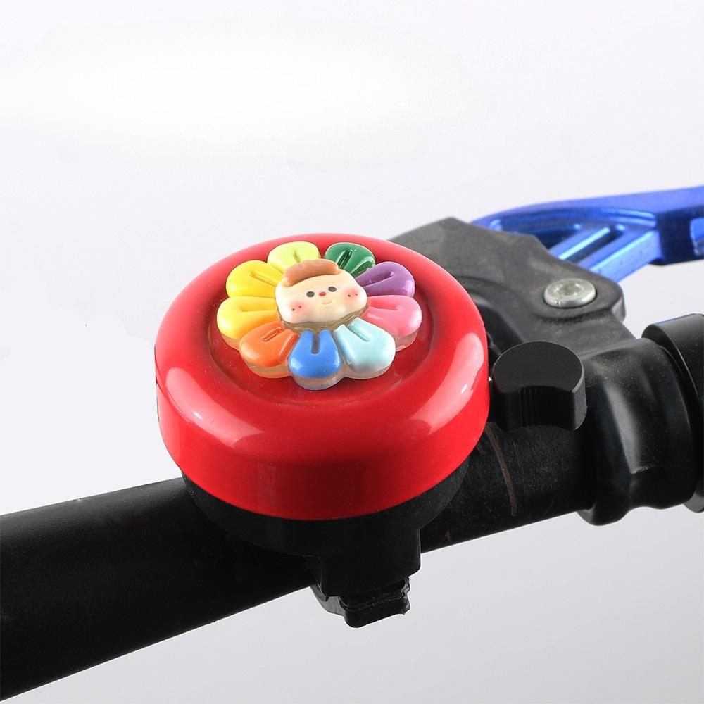 Kreslená Květinová Dekorace Univerzální Hlasitý Zvon na Kolo pro Horská Nákladní Kola Děti Bezpečnostní Alarm na Kolo Příslušenství na Kolo Zvon