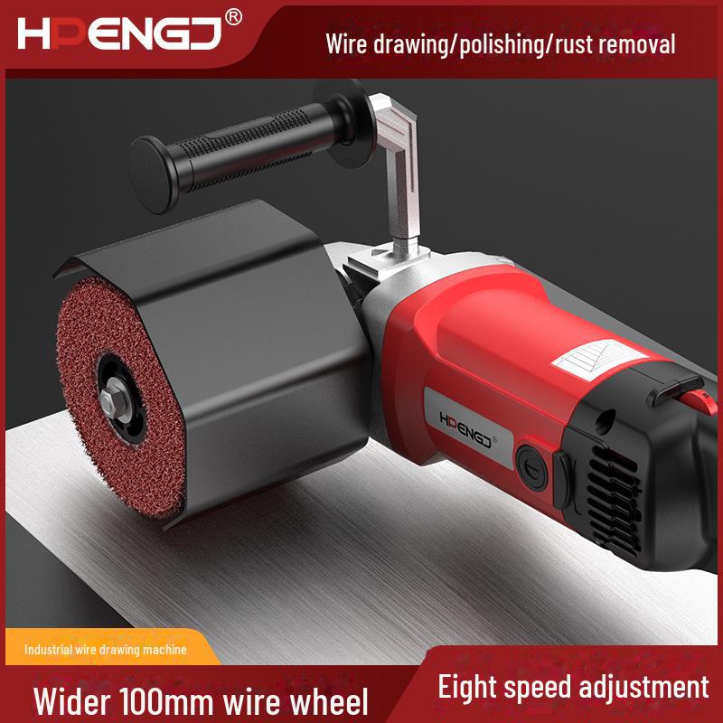 Hengpeng Eight-Speed Industrial High-Power Wire Drawing and Grinding Machine