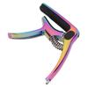Metal Guitar Capo Tone Adjustment Tool with Pick Holder Stringed Instrument AccessoriesColorful