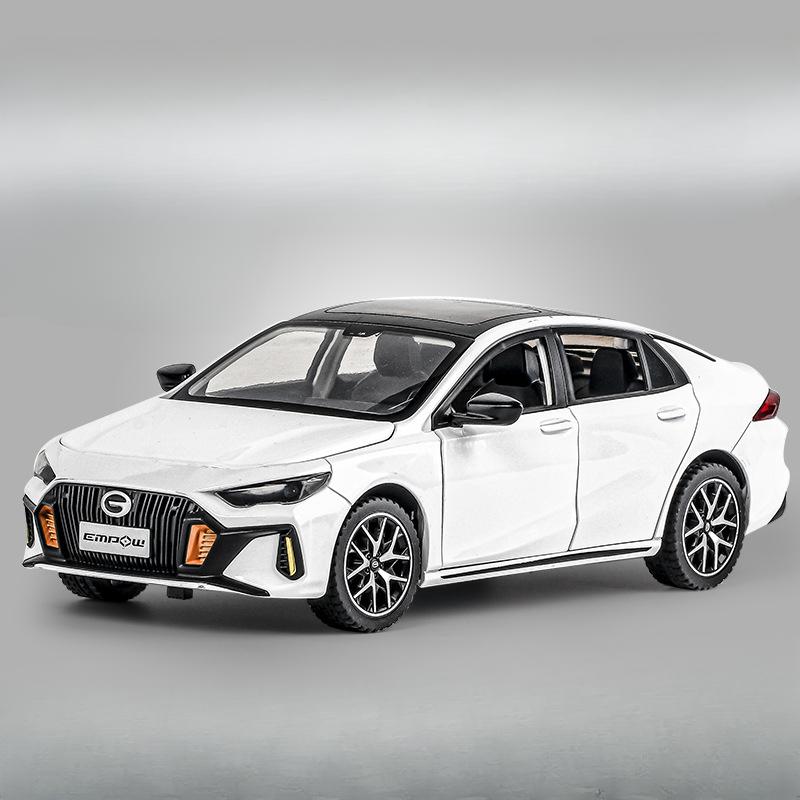 1/24 GAC-motor EMPOW miniatyrstøpt lekebilmodell med tilbaketrekkende lyd og lette leker Kjøretøysmodeller Voksensamling med bursdagsgaver