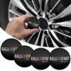 cyxmtz1 4Pcs 56mm Car Wheel Center Cover Stickers Hub Cap Auto Badge Accessories For Mitsubishi Asx Outlander Xl Lancer L200 EVO Xpander