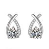 S925 Silver Needle Elegant Stud Earrings for Women - Versatile, Light Luxury French Design