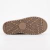 Taupe Leather Ankle Boots with Colorful Sheepskin Effect Child PEPE JEANS