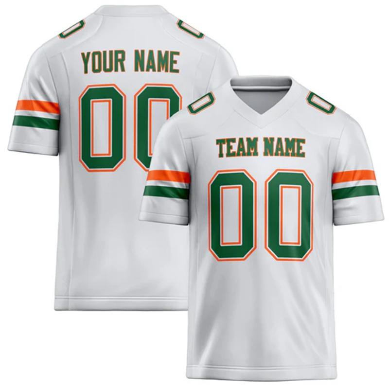 Customized Team Name Number Name Rugby T-shirt Personalized DIY V Neck White Mens Sports T Shirt Loose Quick Dry Team Uniforms