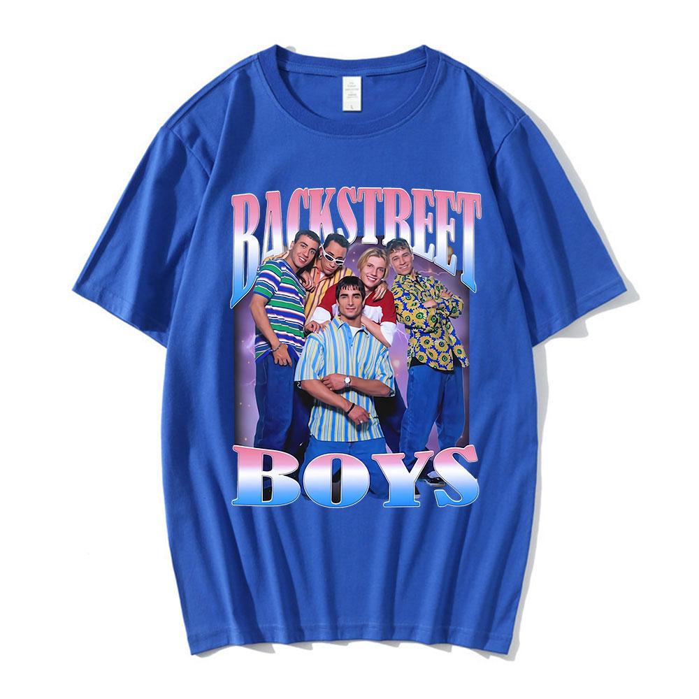 Backstreet Boys Graphic Print T-Shirt 90s Vintage Boy Band T Shirt Men's Women's Hip Hop Gothic Oversized T-Shirts Streetwear