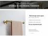 304 Stainless Steel Gold Bathroom Towel Rack Set