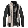 New Men's Long Down Jacket Can Be Removed From The Inner Liner, Lively Face, Middle-aged Dad's Suit Winter Clothes, Turn Collar