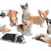 for Kids Children's Gift Mini Animal Corgi Model Car Ornament Simulation Dog Miniature Figurines