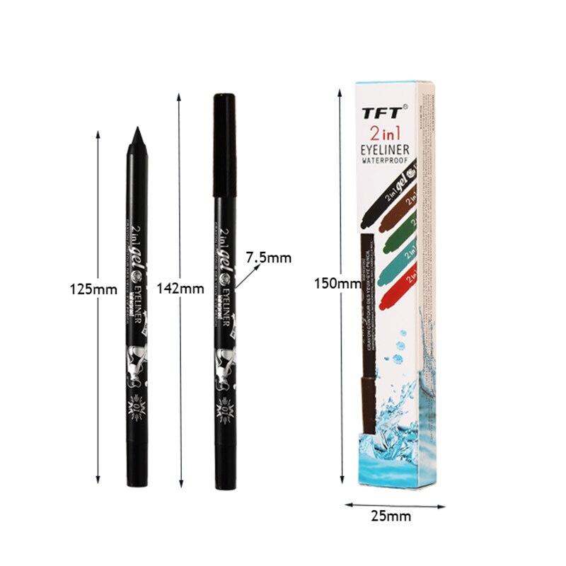 Kolorowe kredki do eyelinera Wodoodporny, odporny na rozmazywanie, łatwy do kolorowania, wielokolorowy eyeliner