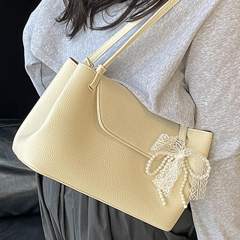 Foreign sense niche wing bag women's new Korean version simple fashion tote bag casual commuter underarm shoulder bag