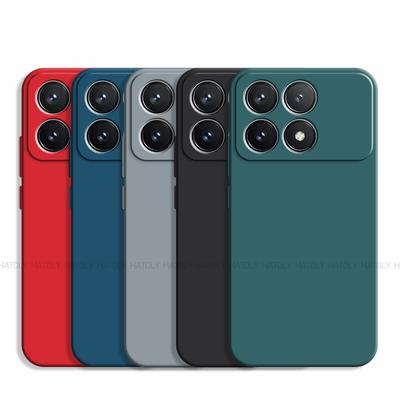 Για Θήκη Xiaomi Poco X6 Pro Κάλυμμα Xiaomi Poco X5 X6 Pro 5G Πολυτελές Αντικραδασμικό TPU Υγρή Σιλικόνη Κάλυμμα Τηλεφώνου Xiaomi Poco X6 Pro