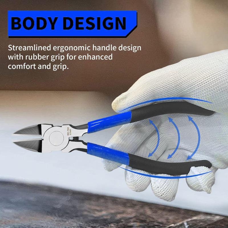 5 inch 6.5 inch Flush Cutter,Cutter for Crafting Electrical Jewelry Making, Precision Wire Cutter, Small Wire Cutter, Ultra Sharp Wire Clippers