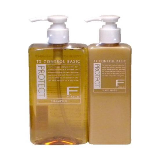 Fiole F Protect Shampoo Basic 300ml Mask Basic 200g Set +