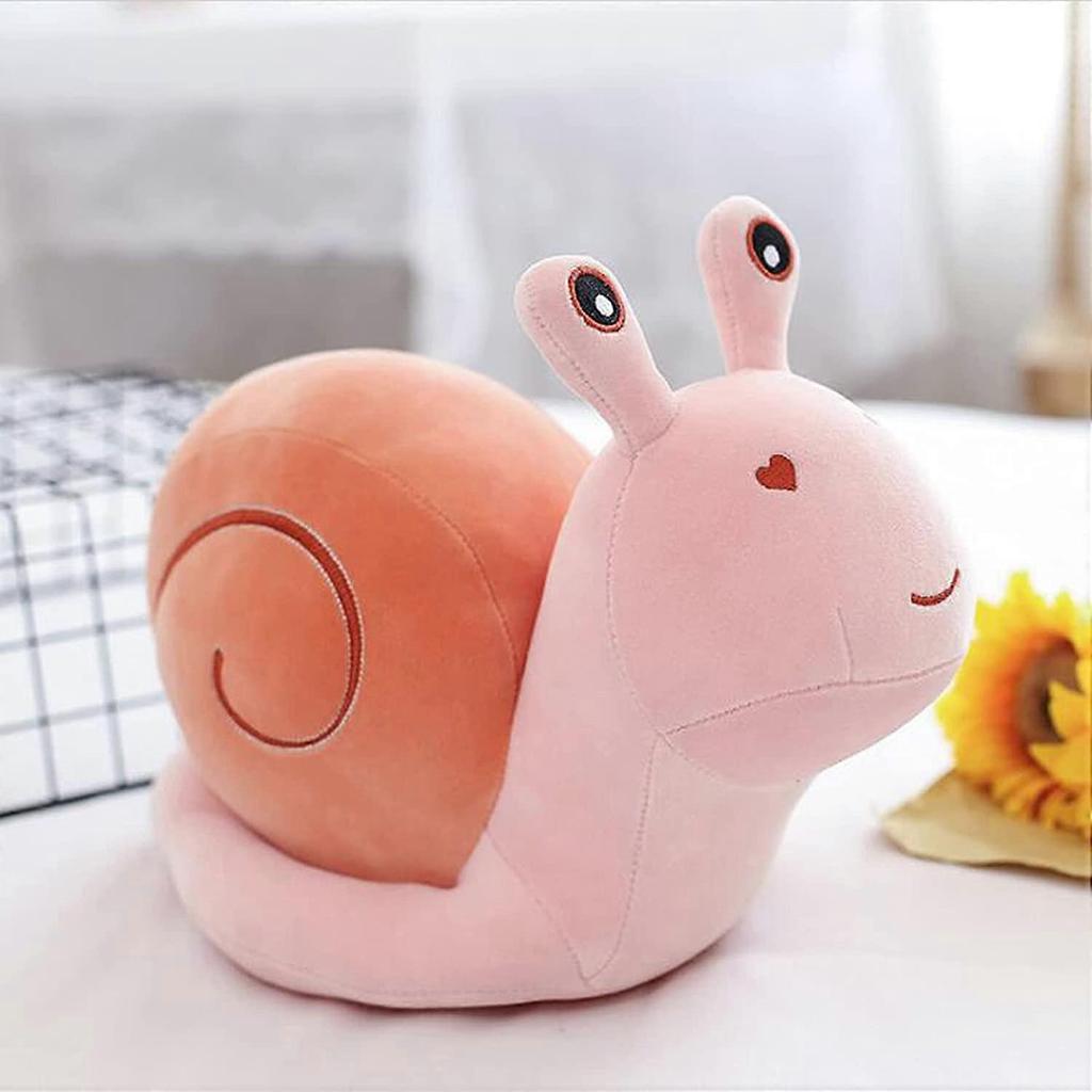 Plush Snails Stuffed Animals Toys Dolls Gifts for Kids Boys Girls Orange 9 Inches