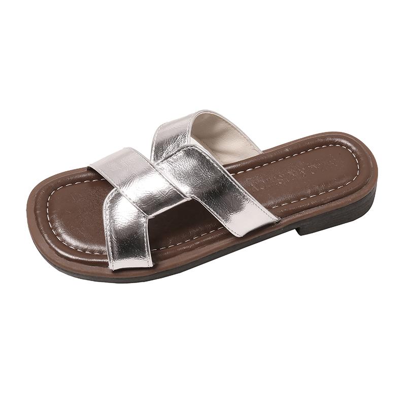 

Fashion 2025 Summer Women Sandals Shoes Party Ladies Shoes Slides Sandals Ladies Sandals Woman Non-Slip Footwear Women Slippers Female 35