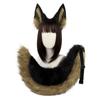 Wolf Dog Dress up Costume Halloween Animal Costume Animal Ears Headband, Animal Tail, for Girl Cosplay Halloween Party