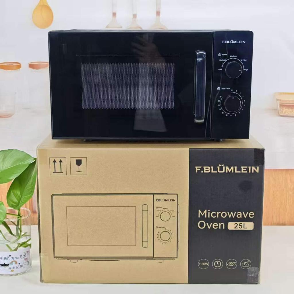 20L/25L Multi-functional Home Microwave Oven with Turntable and Mechanical Knob