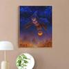 5D Diy Diamond Painting Animal Owl Full Round Painting Pumpkin Mosaic Embroidery Halloween Handmade Gift 30x40cm/12x16inch