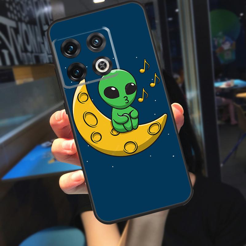 Aesthetics Cute Cartoon Alien Funda For OnePlus 12R 13 R 12 11 9 10 Pro 8T 9RT 10T OnePlus Nord 4 CE 2 3 Lite N20 N30 Case