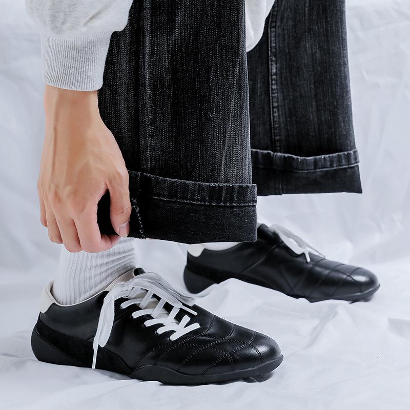 

Niche design inner height-increasing German training shoes for men and women, spring 2025 new oblique lace-up 55152-45152-R 38 чёрный