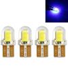 4Pcs 12V Car T10 W5W LED COB Silicone Bright Turn Signal Side Light
