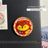 3D Chinese Style Food Magnet: Lobster & Noodles Hot Pot with Mantis Shrimp Sticker