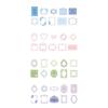 30 Sheets Retro Message Notes Paper Simple Memos Pad Aesthetic Notepads Framework Note Pad Craft Paper School Supplies