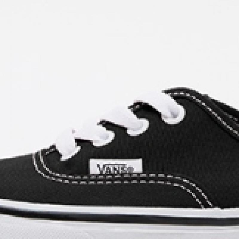 Vans Authentic Mules   Black  True White  Vn0a54f76bt1