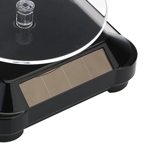 Solar Rotating Display Stand 360 Degrees Dual Use Stable Automatic Turntable for Showcase