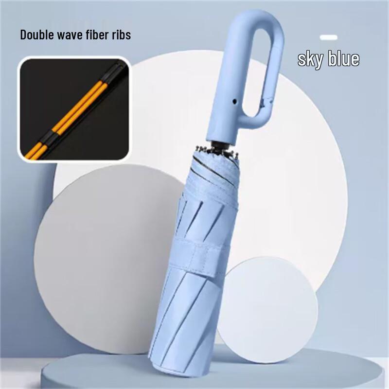Automatic Double Windproof UV Protection Folding Umbrella