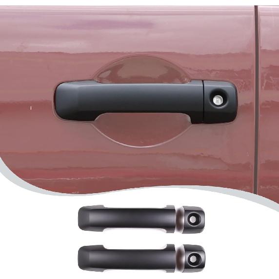 LLKUANG ABS Car Exterior Door Handle Decorative Cover Trim Fit for Toyota FJ Cruiser Handle Accessories 4pcs/Set (Carbon fiebr Pattern) матовый черный