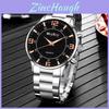 Minimalist Business Mens Quartz Watch With Steel Band For Office Wear