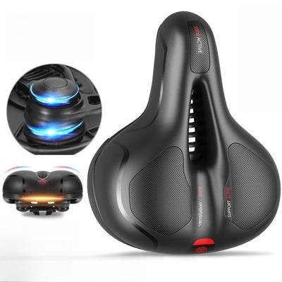 Bicycle Seat Cushion Thickened Soft Silicone Suspension Comfortable Breathable Mountain Bike Saddle Riding Equipment Accessories