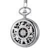 Creative Compass Pocket Watch Hollowed Out Classic Flip Compass Outdoor Hiking Chain Pendant Men Women Pocket Watch Reloj