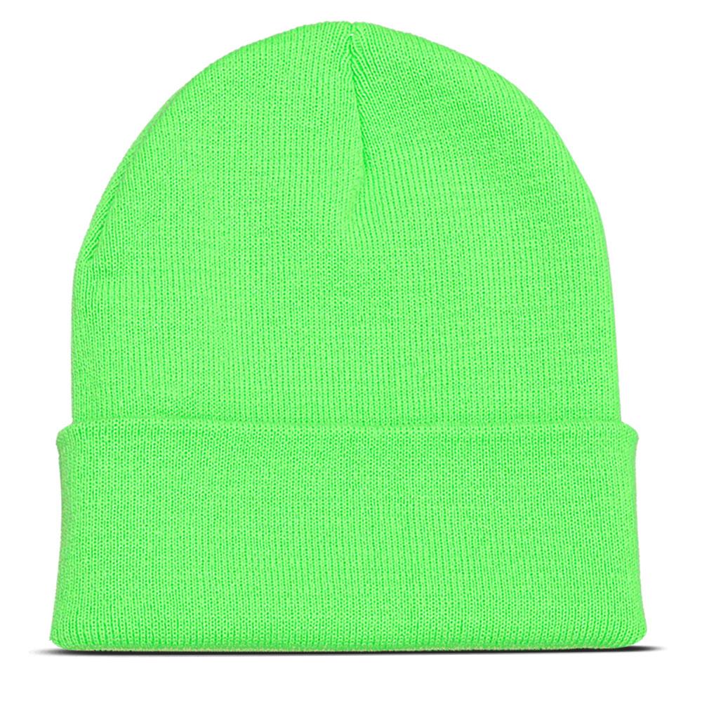

Custom Beanies Hats With Embroidery Text Logo For Men Women Warm Winter Knitted Cuff Beanie Cap Dropshipping