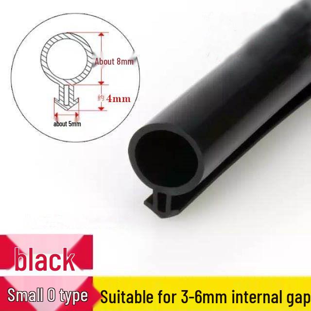 Těsnící lišta na okno a dveřní rám z UPVC: Silikonová guma ve tvaru O, zvukotěsná, pro vnitřní/venkovní použití