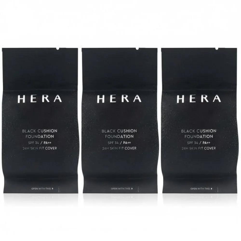 

HERA Black Cushion Foundation Refill 21N1 Vanilla 15g x3