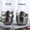 Yujia 316 Stainless Steel Double-Layer Heat-Insulated Bowl