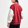 Anta Lifestyle Serie Buchstaben-Spleißung Einreihig Langarm Baseballjacke Damenjacken Glänzend-Rot 162338608-2