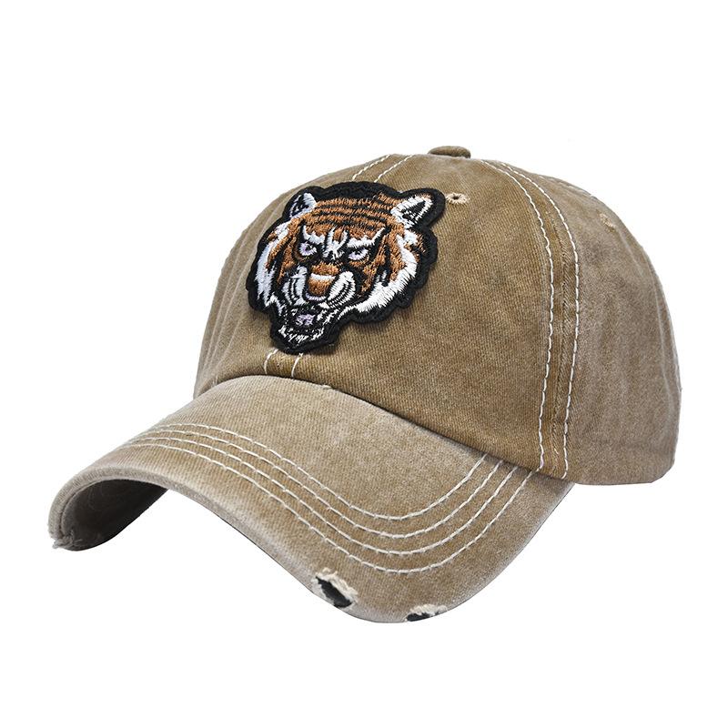 JYL TS DIY  Versatile Mesh Cap Hip Hop Embroidery Sunshade Cotton Hat