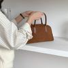 Ielgy Melade Retro Fleece Bread High-End Feel Frosted Portable Large Capacity Boston Bag