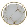 Bathroom Tray Skid Resistant Bathroom Vanity Tray Stylish Elegant Countertop   Tray for Cosmetics Jewelry